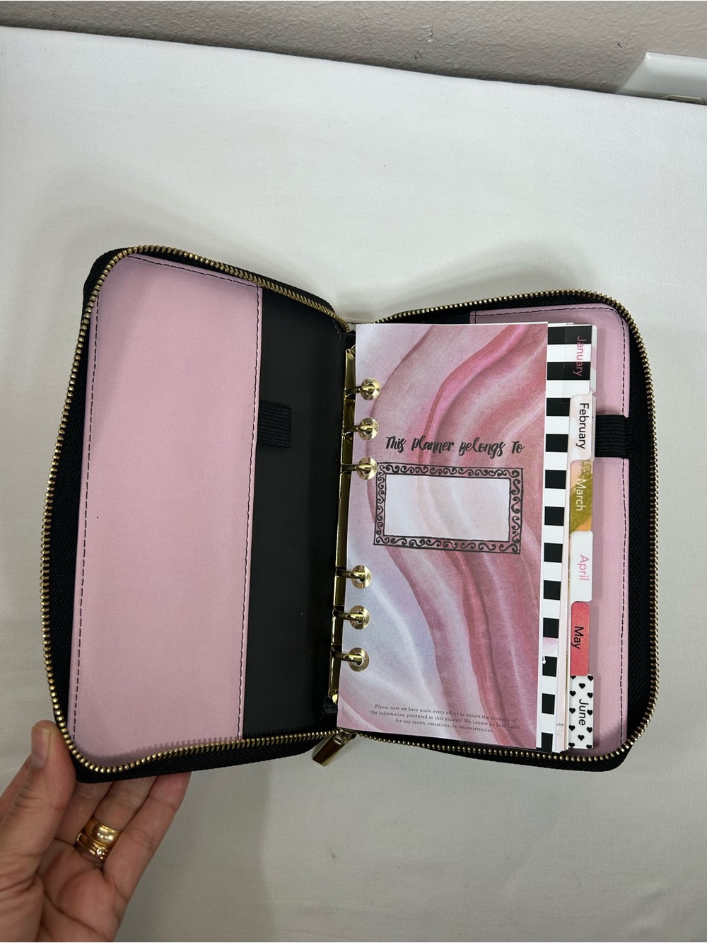 Recollections The C'est La Vie Zippered Practical Stylish 12-Month Planner - Picture 4 of 16
